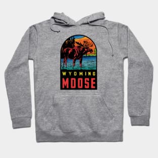 Wyoming Moose Hoodie